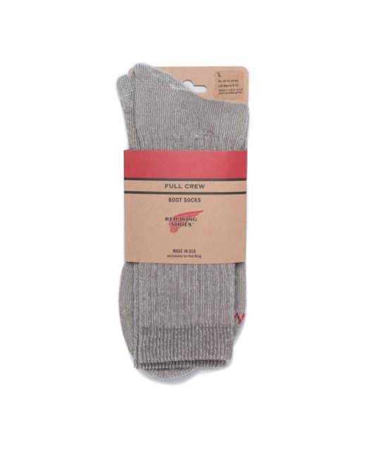 Red Wing Full Crew Socks Charcoal (97165)