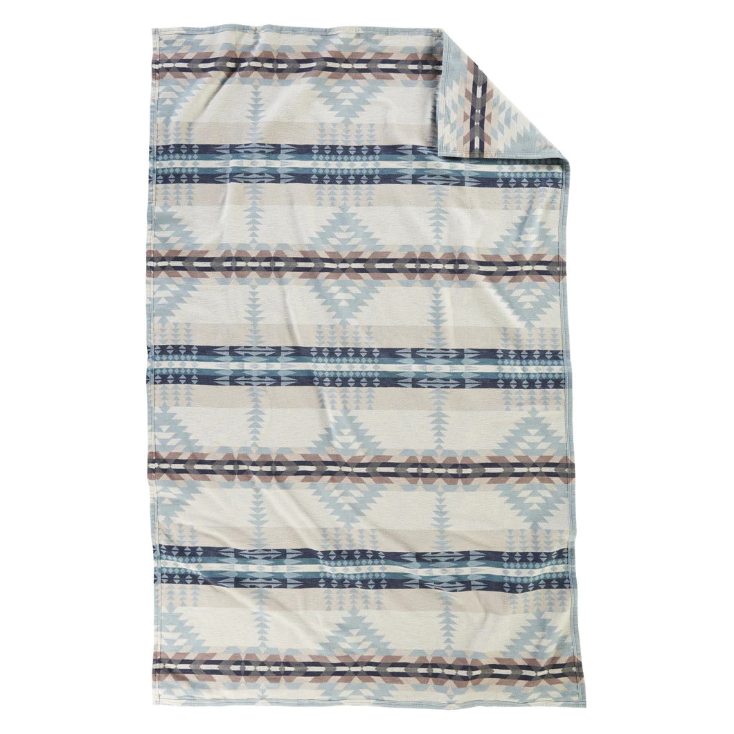 Pendleton Organic Cotton Jacquard Throw - Rancho Arroyo Shale