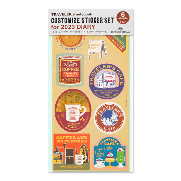 Traveler's Company - Diary Customize Sticker Set / 2023
